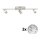 Eglo - LED Spotlight MY CHOICE 3xE14/40W/230V matte chrome/white/black