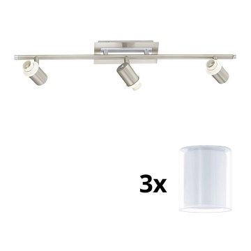 Eglo - LED Spotlight MY CHOICE 3xE14/40W/230V matte chrome/white