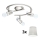 Eglo - LED Spotlight MY CHOICE 3xE14/4W/230V  matte chrome/creamy