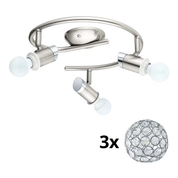 Eglo - LED Spotlight MY CHOICE 3xE14/4W/230V matte chrome