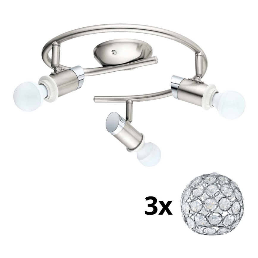 Eglo - LED Spotlight MY CHOICE 3xE14/4W/230V  matte chrome