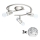 Eglo - LED Spotlight MY CHOICE 3xE14/4W/230V  matte chrome/white/black