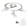 Eglo - LED Spotlight MY CHOICE 3xE14/4W/230V  matte chrome/white