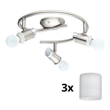 Eglo - LED Spotlight MY CHOICE 3xE14/4W/230V  matte chrome/white