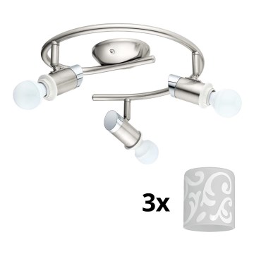 Eglo - LED Spotlight MY CHOICE 3xE14/4W/230V  matte chrome/white