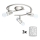 Eglo - LED Spotlight MY CHOICE 3xE14/4W/230V  matte chrome/white