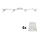 Eglo - LED Spotlight MY CHOICE 4xE14/4W/230V matte chrome/creamy