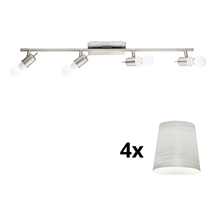 Eglo - LED Spotlight MY CHOICE 4xE14/4W/230V matte chrome/creamy