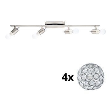 Eglo - LED Spotlight MY CHOICE 4xE14/4W/230V matte chrome