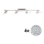 Eglo - LED Spotlight MY CHOICE 4xE14/4W/230V matte chrome