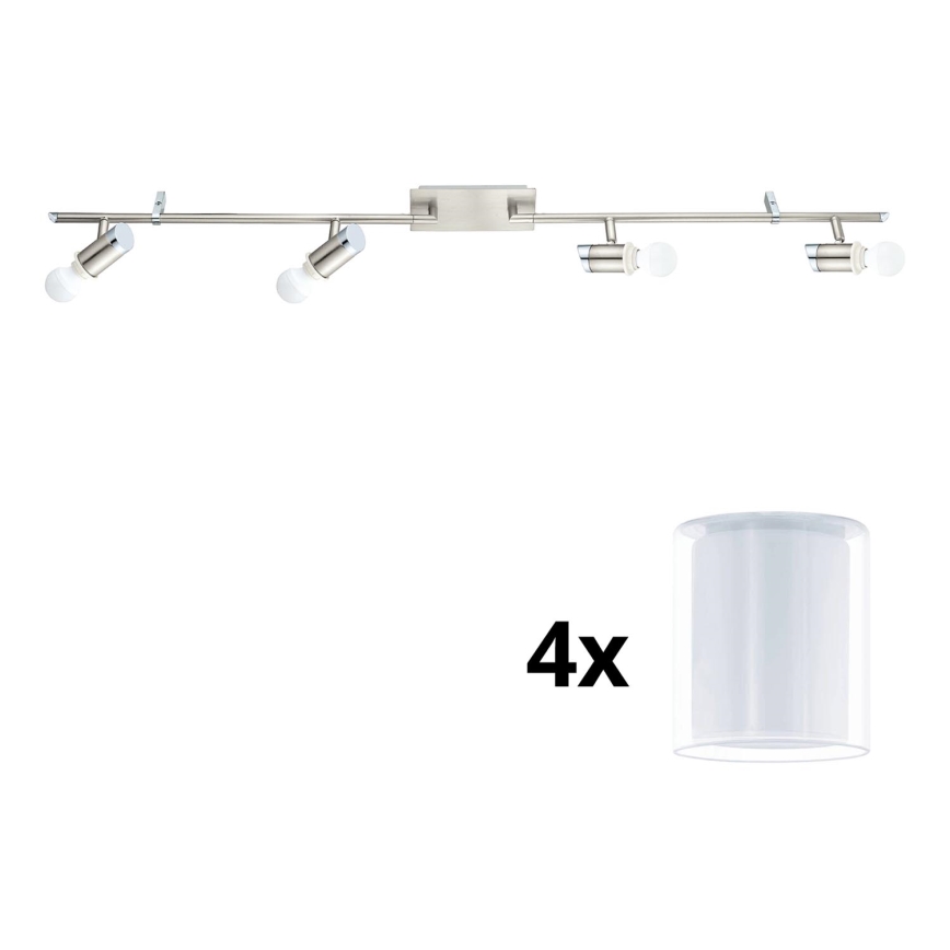 Eglo - LED Spotlight MY CHOICE 4xE14/4W/230V matte chrome/white
