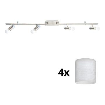Eglo - LED Spotlight MY CHOICE 4xE14/4W/230V  matte chrome/white