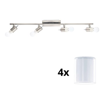 Eglo - LED Spotlight MY CHOICE 4xE14/4W/230V matte chrome/white