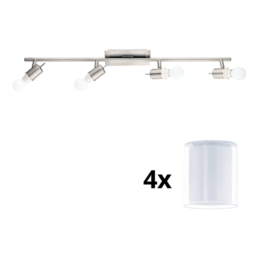 Eglo - LED Spotlight MY CHOICE 4xE14/4W/230V matte chrome/white