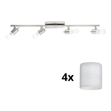 Eglo - LED Spotlight MY CHOICE 4xE14/4W/230V matte chrome/white
