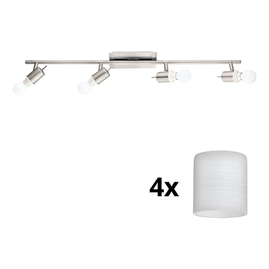 Eglo - LED Spotlight MY CHOICE 4xE14/4W/230V matte chrome/white