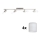 Eglo - LED Spotlight MY CHOICE 4xE14/4W/230V matte chrome/white