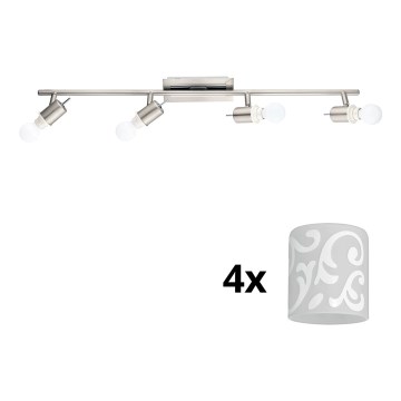 Eglo - LED Spotlight MY CHOICE 4xE14/4W/230V matte chrome/white