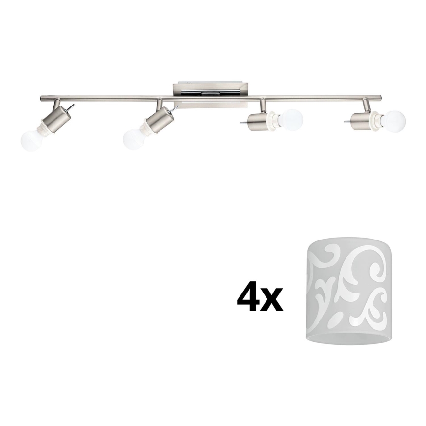 Eglo - LED Spotlight MY CHOICE 4xE14/4W/230V matte chrome/white