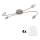 Eglo - LED Spotlight MY CHOICE 4xE14/4W/230V matte chrome/white