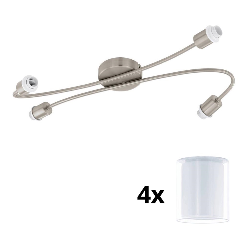 Eglo - LED Spotlight MY CHOICE 4xE14/4W/230V matte chrome/white