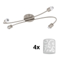 Eglo - LED Spotlight MY CHOICE 4xE14/4W/230V matte chrome/white