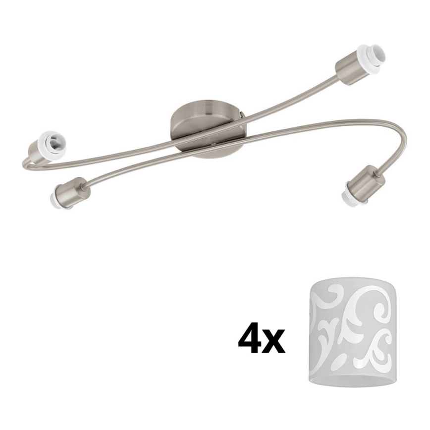 Eglo - LED Spotlight MY CHOICE 4xE14/4W/230V matte chrome/white