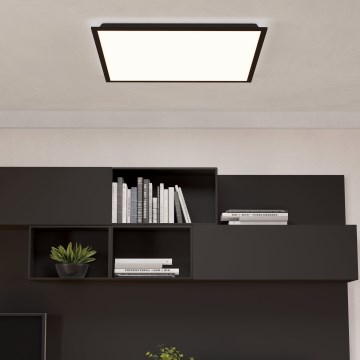 Eglo - LED Surface-Mounted Panel LED/32.5W/230V Selectable 2700/4000/6500K 60x60 cm Black