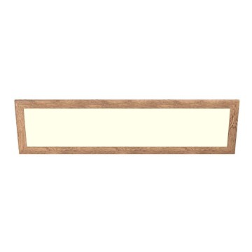 Eglo - LED Surface-mounted panel SALOBRENA-RW WOOD LED/34W/230V 2700/4000K 124x34 cm brown