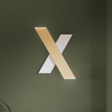 Eglo - LED Wall light 2xLED/5W/230V 3000K gold/white