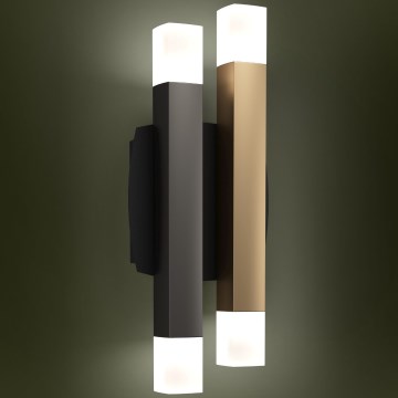 Eglo - LED Wall light 4xLED/3,3W/230V 3000K anthracite/gold