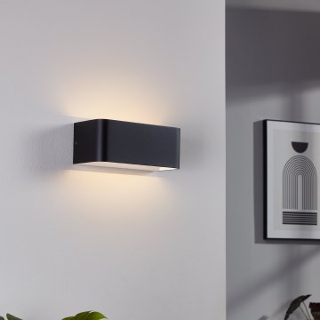 Eglo - LED Wall light LED/10W/230V 3000K black