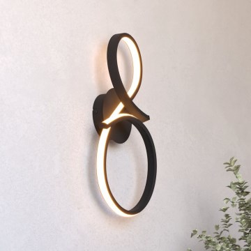 Eglo - LED Wall light LED/11,4W/230V 3000K black