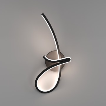 Eglo - LED Wall Light LED/12W/230V 2700/4000/6500K Black