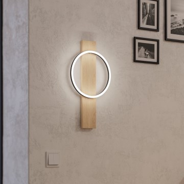 Eglo - LED Wall light LED/12W/230V 3000K beige/black