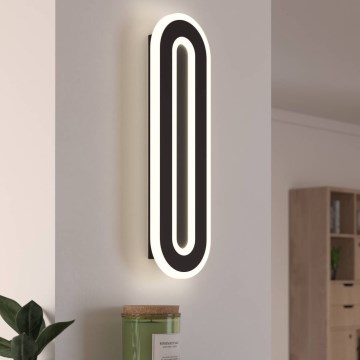 Eglo - LED Wall light LED/12W/230V 4000K black