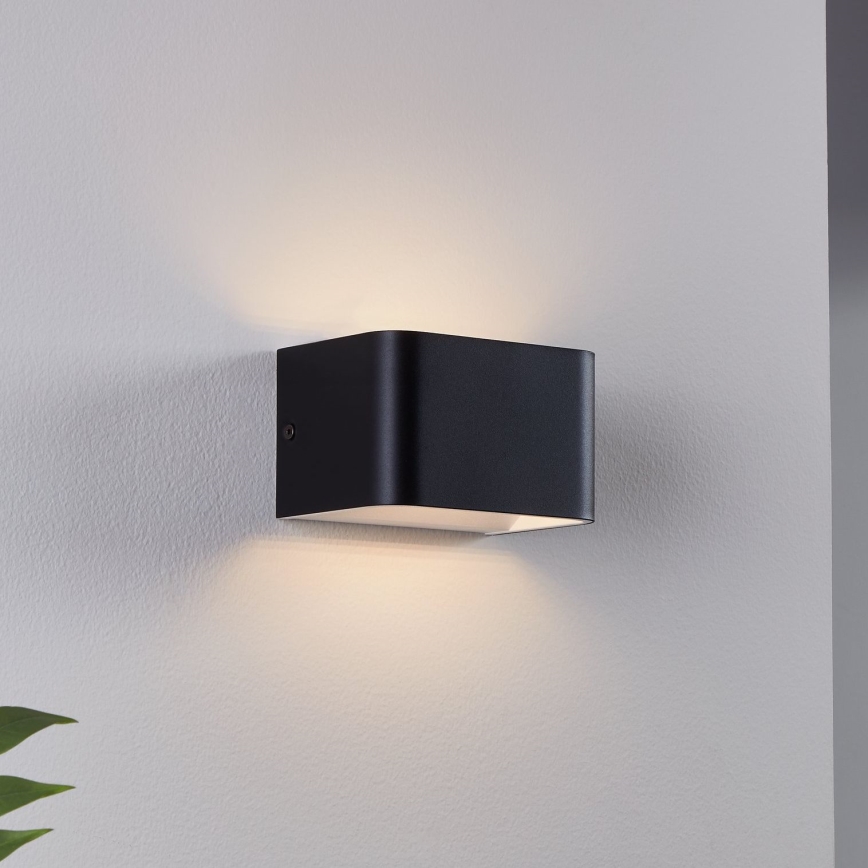 Eglo - LED Wall light LED/6W/230V 3000K black