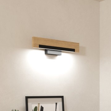 Eglo - LED Wall light LED/9,6W/230V 3000K black/beige