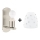 Eglo - LED Wall light MY CHOICE 1xE14/4W/230V matte chrome/white
