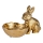 Eglo - Metal decoration 12x20 cm hare with a bowl/gold