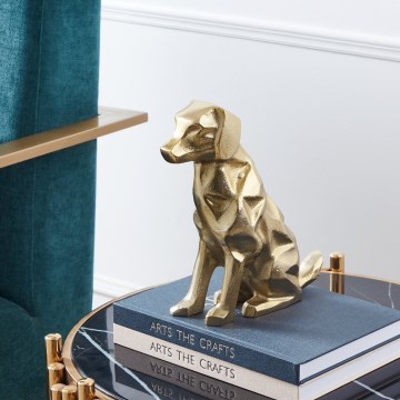 Eglo - Metal decoration 24,5x20 cm dog/gold
