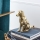 Eglo - Metal decoration 24,5x20 cm dog/gold