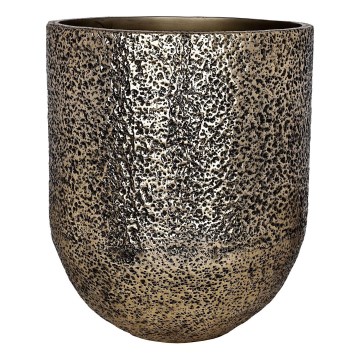 Eglo - Metal flowerpot 50x42 cm gold