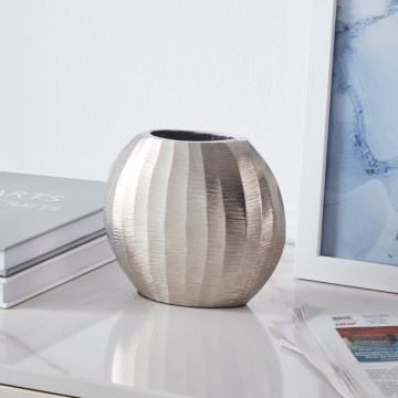 Eglo - Metal vase 13x15 cm silver
