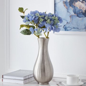 Eglo - Metal vase 28,5x13 cm silver