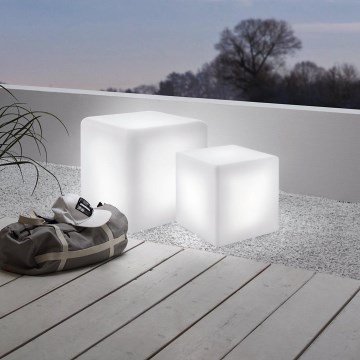 Eglo - Outdoor floor lamp 1xE27/15W/230V 40x40 cm IP65