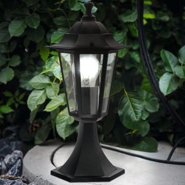 Eglo - Outdoor lamp 1xE27/60W black IP44