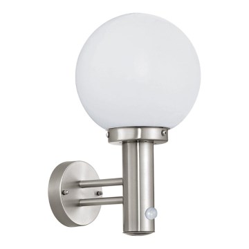 Eglo - Outdoor lamp with a sensor 1xE27/60W/230V IP44