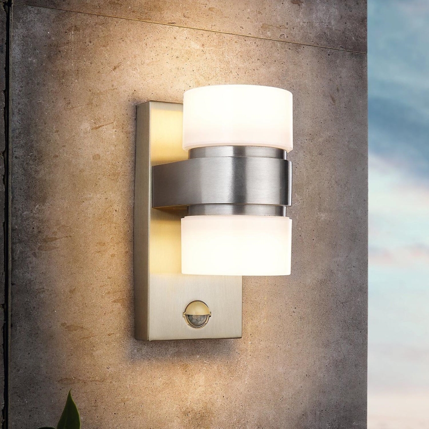 Eglo - Outdoor LED wall light with sensor 2xLED/6W
