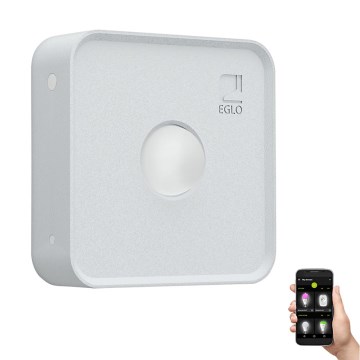 Eglo - Outdoor motion and twilight sensor CONNECT SENSOR 12 m 3xAA white IP44